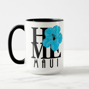 Mug ACCUEIL Hibiscus bleu Maui 15oz