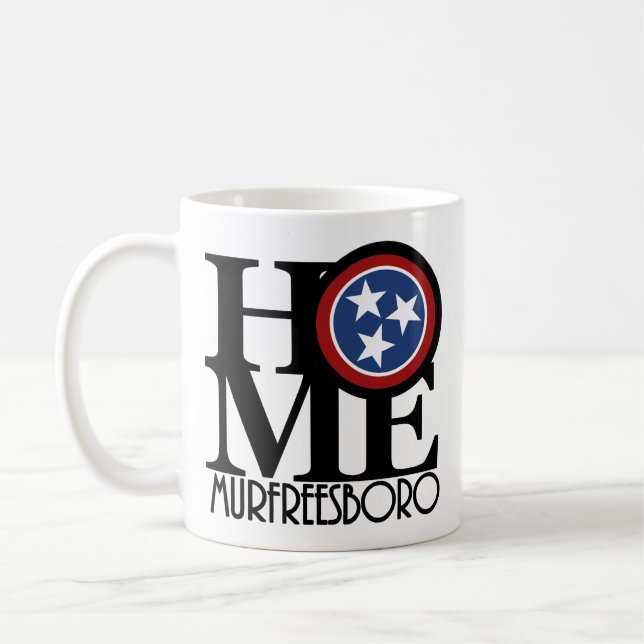 Mug ACCUEIL Murfreesboro, Tennessee 11oz (Gauche)