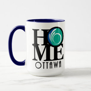 Mug ACCUEIL Ottawa 15oz (drapeau de la ville)