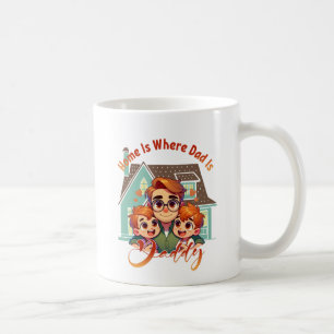 Mug Accueil Où est papa - Idée cadeau de fête du père