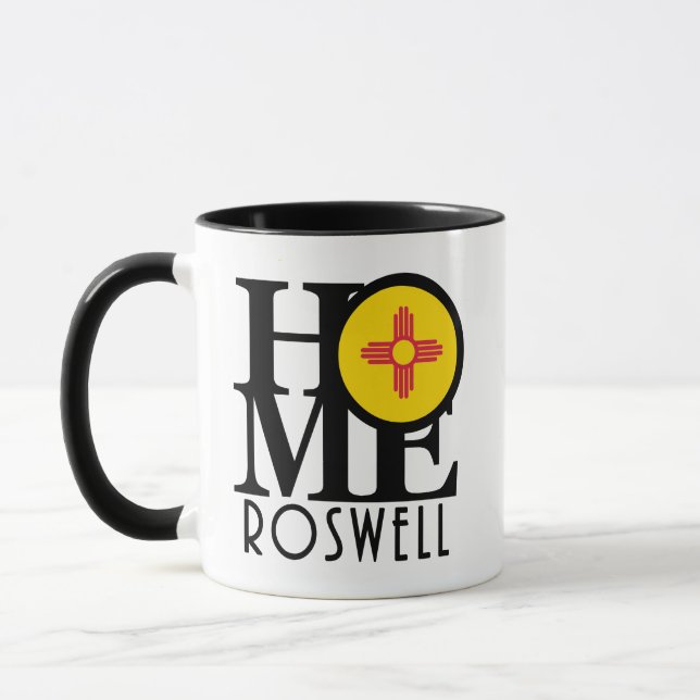 Mug ACCUEIL Roswell Nouveau-Mexique 11oz (Gauche)