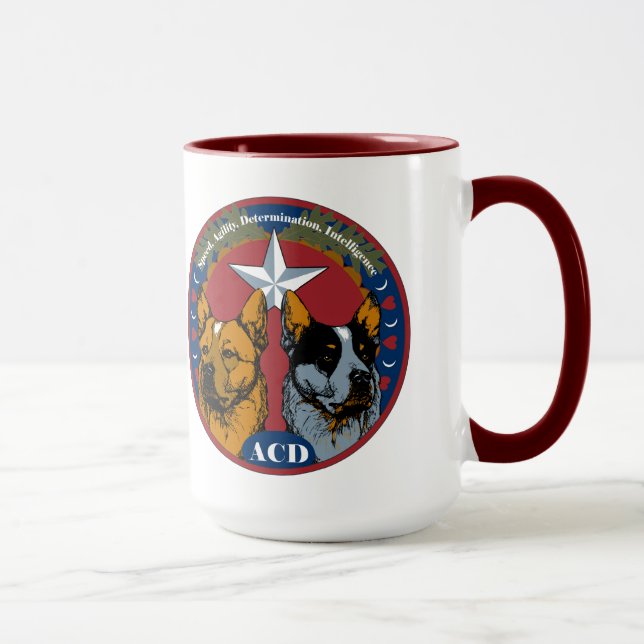 Mug ACD : Vitesse, agilité, détermination, (Droite)