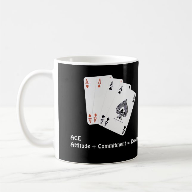 Mug ACE Attitude + Engagement = Excellence (Gauche)