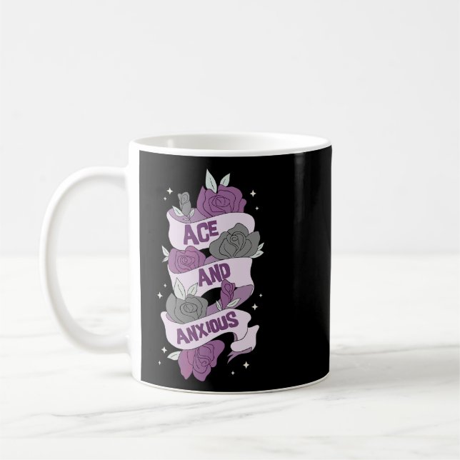 Mug Ace Et L'Asexualité Anxieuse Ace Pride Lgbtq (Gauche)