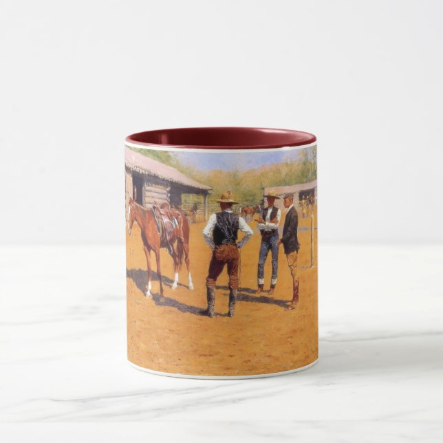 Mug Acheter des poneys Polo dans l'ancien Ouest améric (Centre)