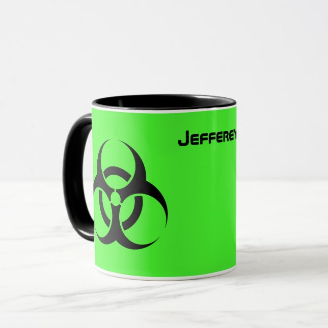 Mug Acid Green Biodanger Cadeau Café Cup (Devant gauche)