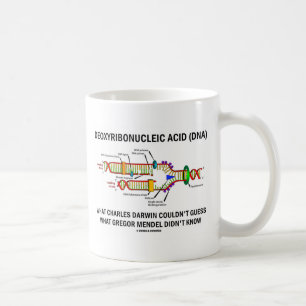 Mug Acide désoxyribonucléique (ADN) Mendel Darwin