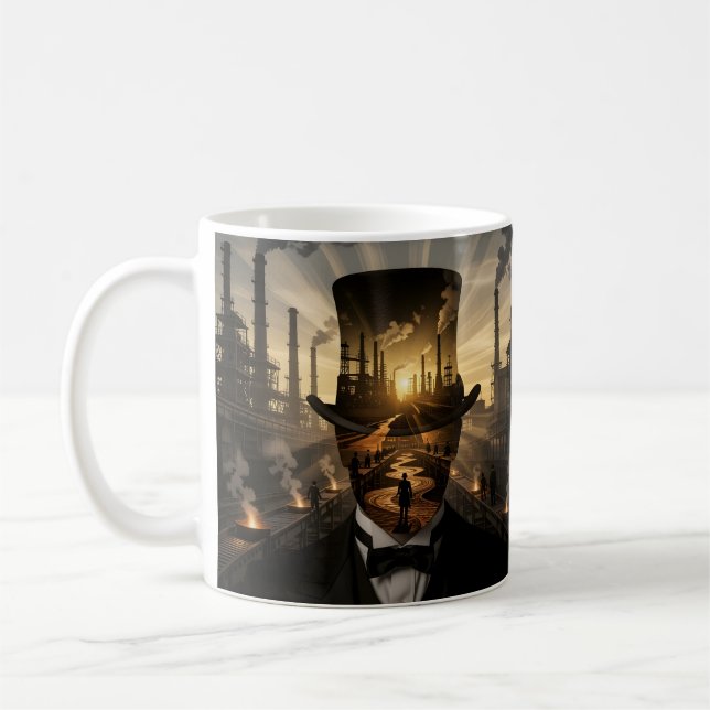 Mug Acier & Couchers de Soleil Explorer la Frontière I (Gauche)