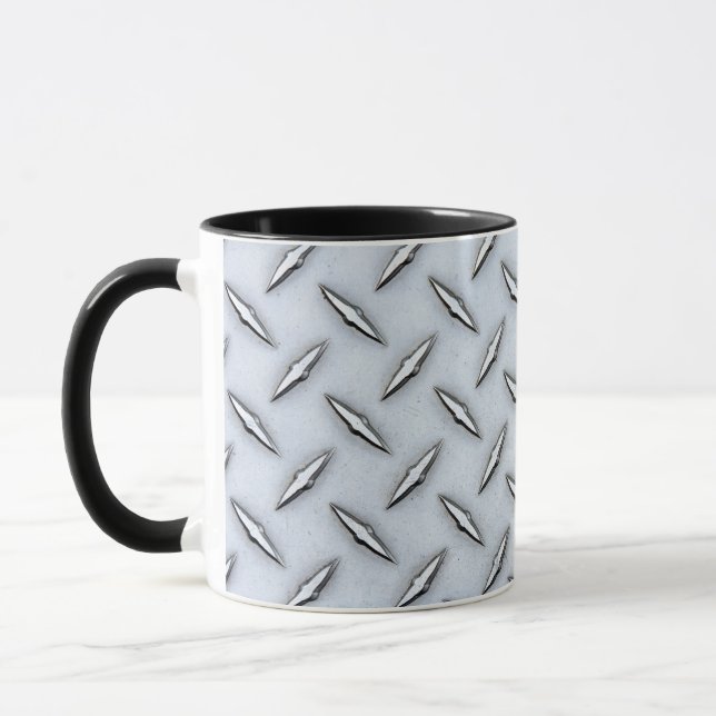 Mug Acier de plaque de diamant (Gauche)
