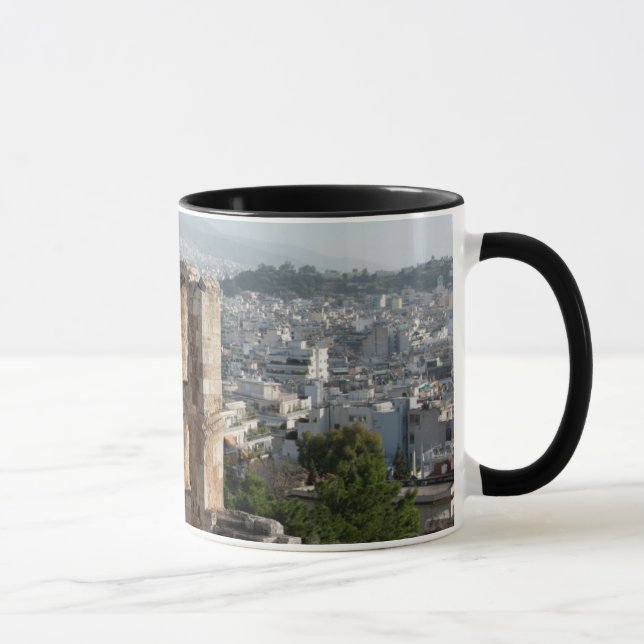 Mug Acropole ruines antiques surplombant Athènes (Droite)