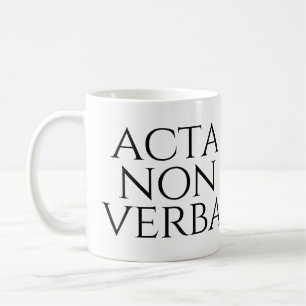 Mug Acta Non Verba