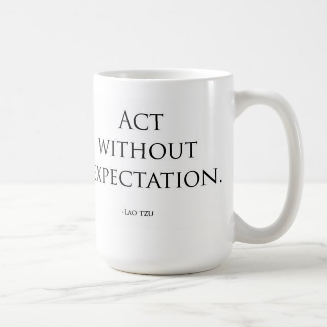 Mug Acte sans attente (Droite)