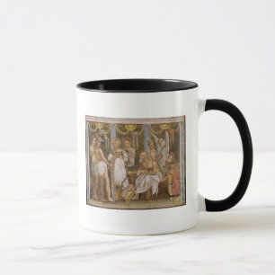 Mug Acteurs préparant pour un jeu de satyre, ANNONCE