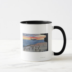 Mug Action à bord d'un porte-avions - US Navy