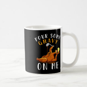 Mug Action de grâce juste ici pour la dinde hommes fem