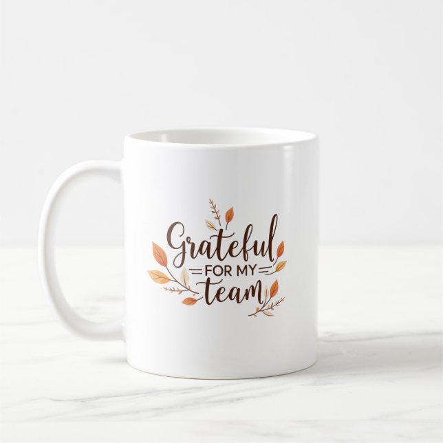 Mug Action de grâce pour mon équipe (Gauche)
