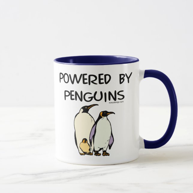 Mug Actionné par des pingouins (Droite)