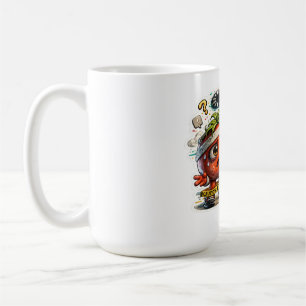 Mug Actuellement en tamponnage Introverti rétro drôle