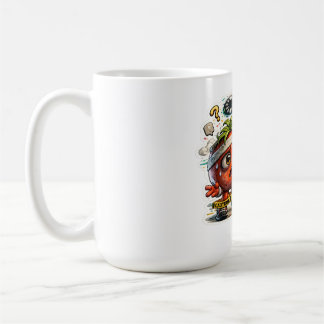 Mug Actuellement en tamponnage Introverti rétro drôle