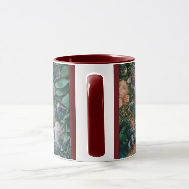 Mug Adam appelant les animaux et l'Appearancce d'Ève (Poignée)