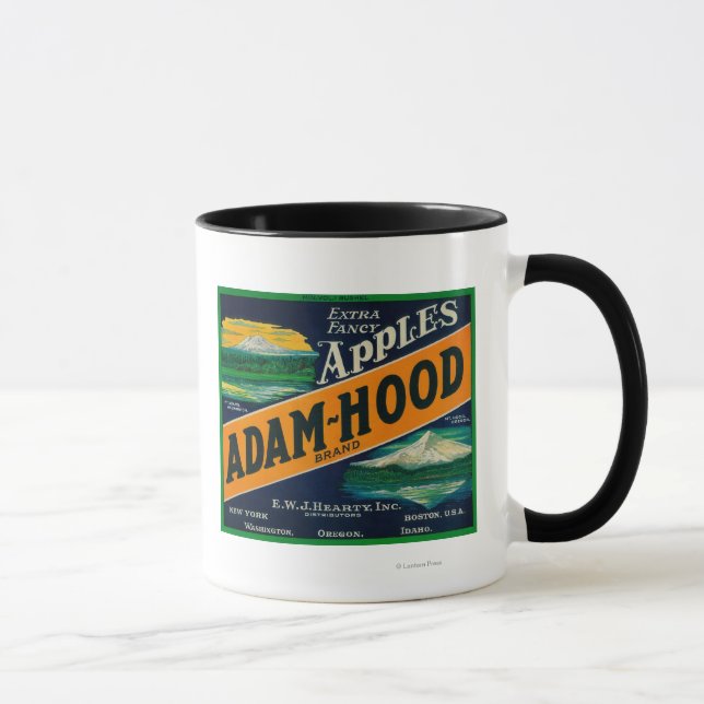 Mug Adam-Hood Apple Crate Label Hood River, OU (Droite)