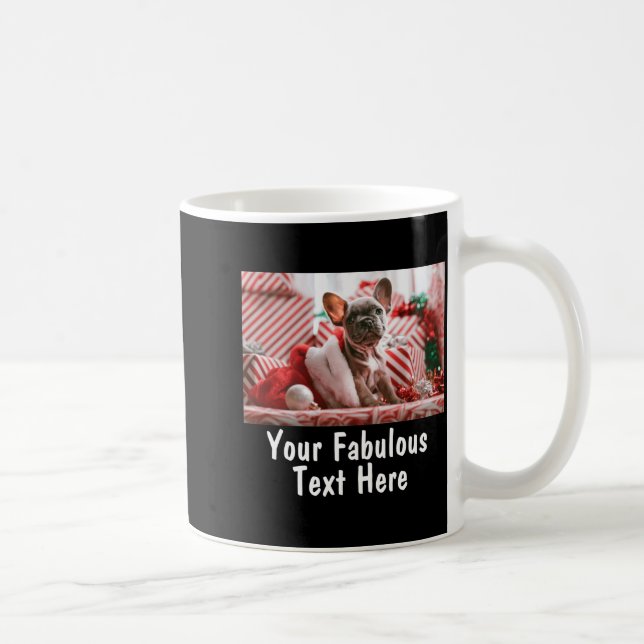 Mug Add Photo And Text V Neck Red  (Droite)