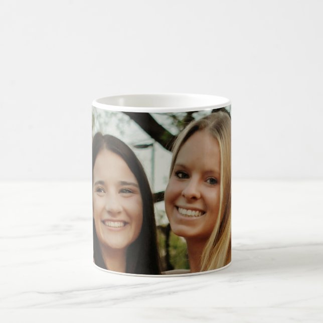 Mug Add Your Own Custom Photo Sisters Besties (Centre)