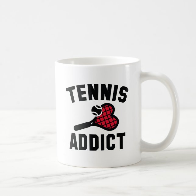 Mug Addict au tennis (Droite)