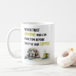 Mug Addictionnaire du café du Labrador mou
