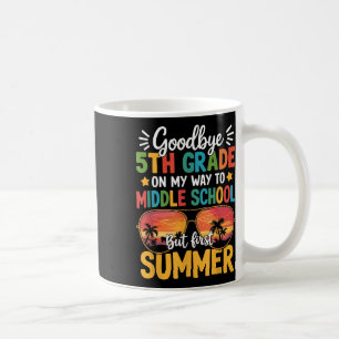 Mug Adieu 5e année Diplôme au collège Premières