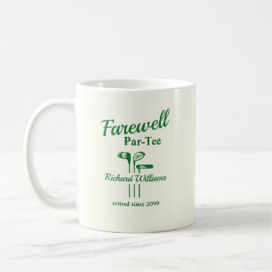 Mug Adieu Retraite Golf Clubs Theme Par Tee