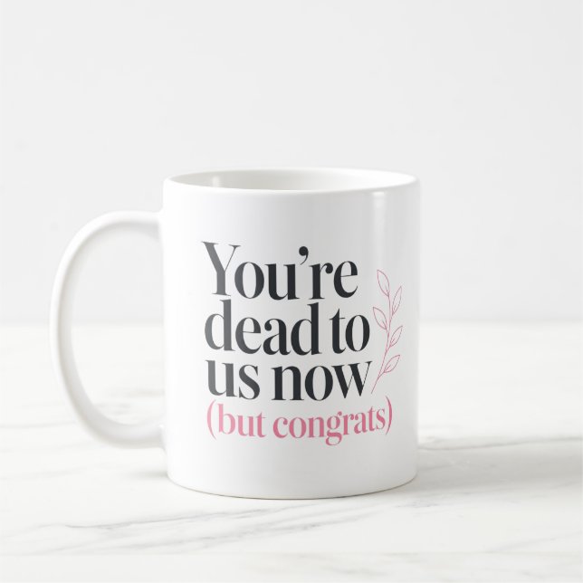 Mug Adieu sarcastique au bureau Citation drôle pour co (Gauche)