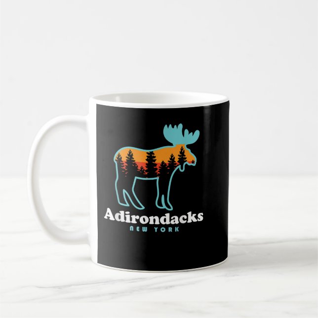 Mug Adirondacks NY Moose Adirondacks New York (Gauche)