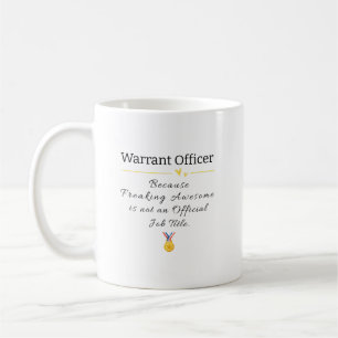 Mug Adjudant - Freaking Awesome Titre du poste