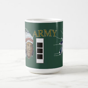 Mug Adjum de l'Armée de terre-3-Tête indienne