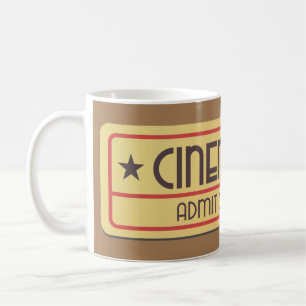 Mug Admettre un billet de cinéma Vintage