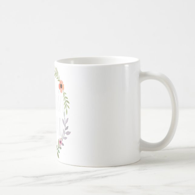 Mug Admin Squad Cute Floral Office Squad Secret de l'é (Droite)