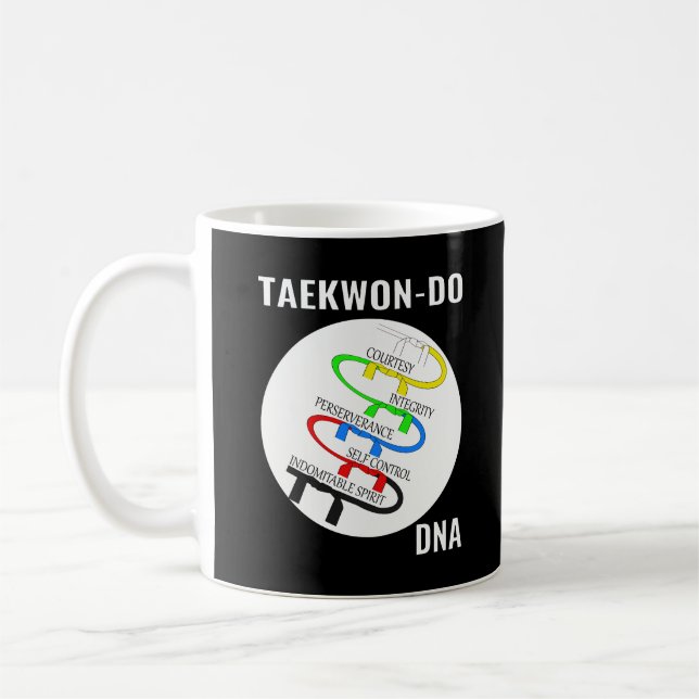 Mug ADN de tenets Taekwon-Do (Gauche)