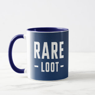 Mug Ado Garçon Gamer Rare Loot Dark Blue Slogan