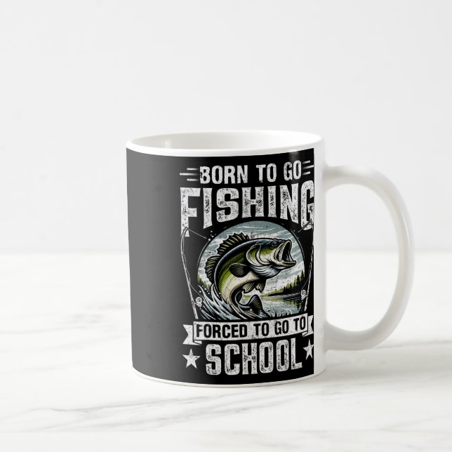 Mug Ado Garçons Chemise De Pêche Obligée D'Aller À L'É (Droite)