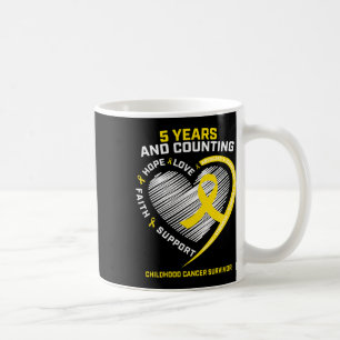 Mug Ado Garçons Filles Enfants 5 ans Or Enfance Cancer