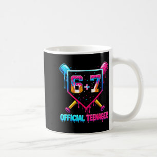 Mug Adolescent de 13 ans drôle 67 baseball goutte garç