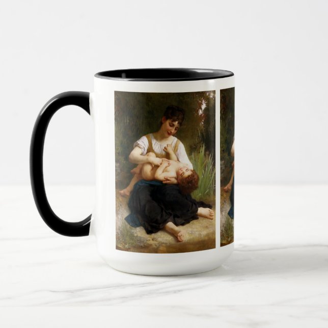 Mug Adolphus Child And Ado par William Bouguereau (Gauche)