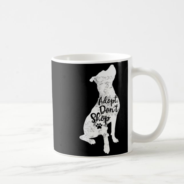 Mug Adopt Don't Shop Rescue Tbull Dog Breed T Bull Mom (Droite)