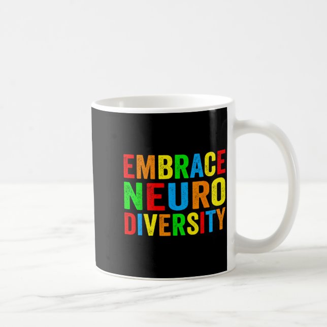 Mug Adopter la neurodiversité autisme neurodivergent (Droite)
