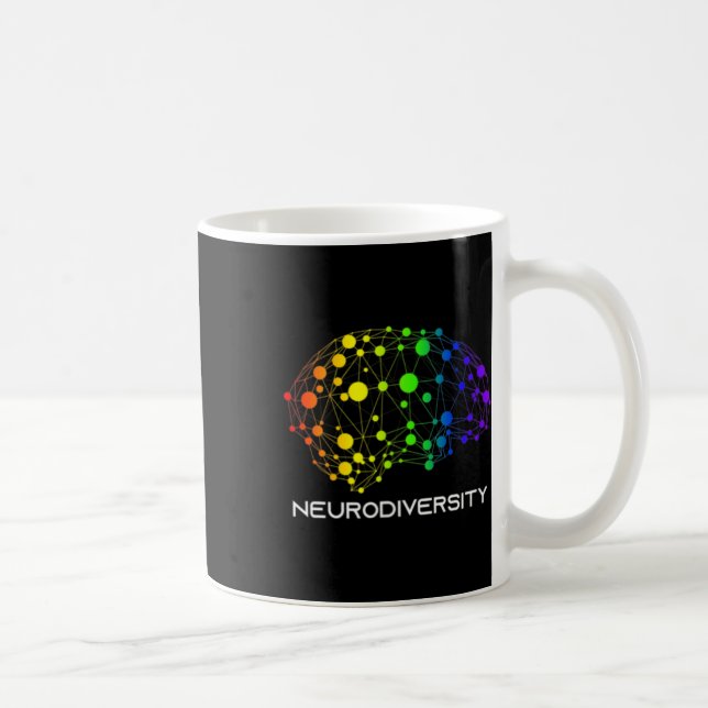Mug Adopter la Neurodiversité Autisme Tdah Troubles du (Droite)
