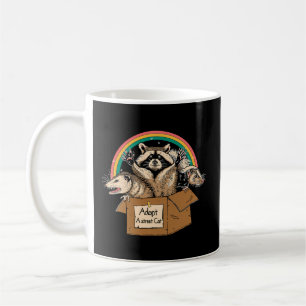 Mug Adopter Un Cat De Rue Opossum Raccoon Skunk