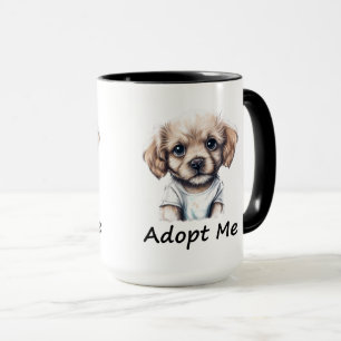 Mug Adoptez-moi Combo Mug, 15 oz