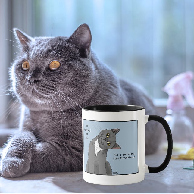Mug Adoption de maman de chat (Créateur téléchargé)
