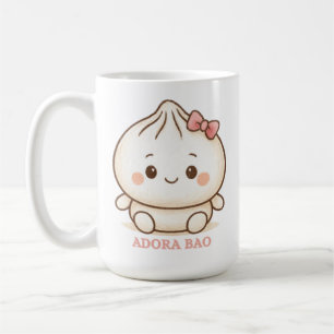 Mug Adora Bao Illustration de Bao Bun Rose Mignon